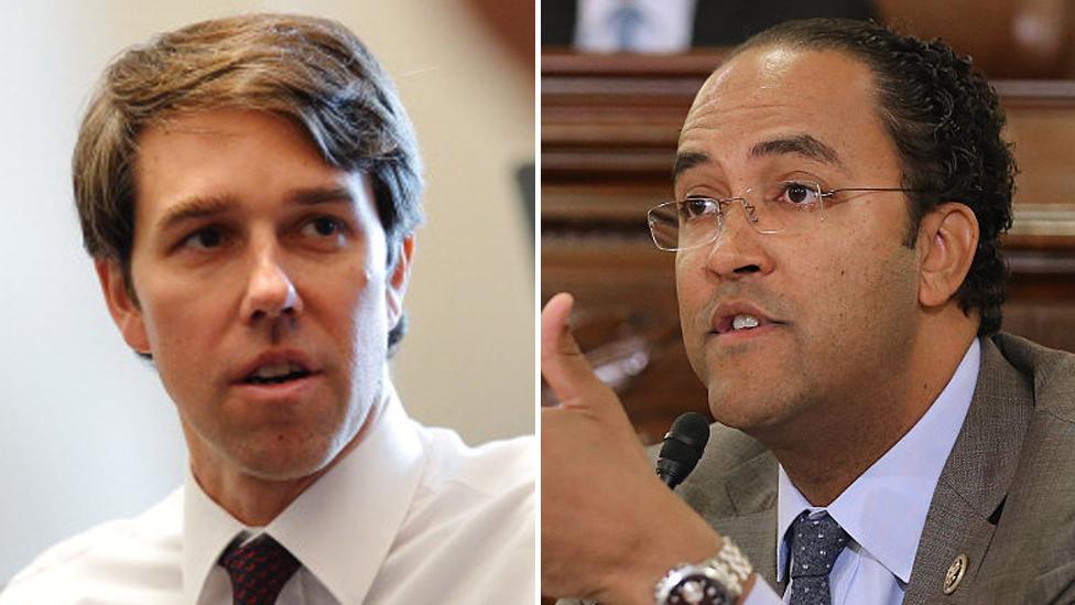 Beto O'Rourke and Will Hurd