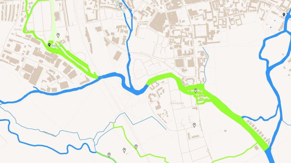 Oxford Flood Map