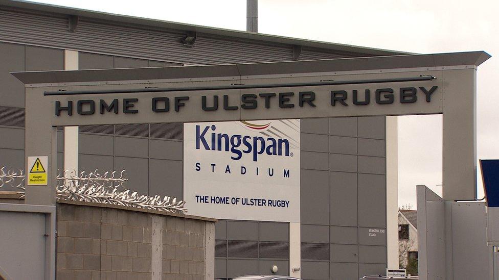 Only sports reporters were permitted into Tuesday's media event at the Kingspan Stadium in Belfast.