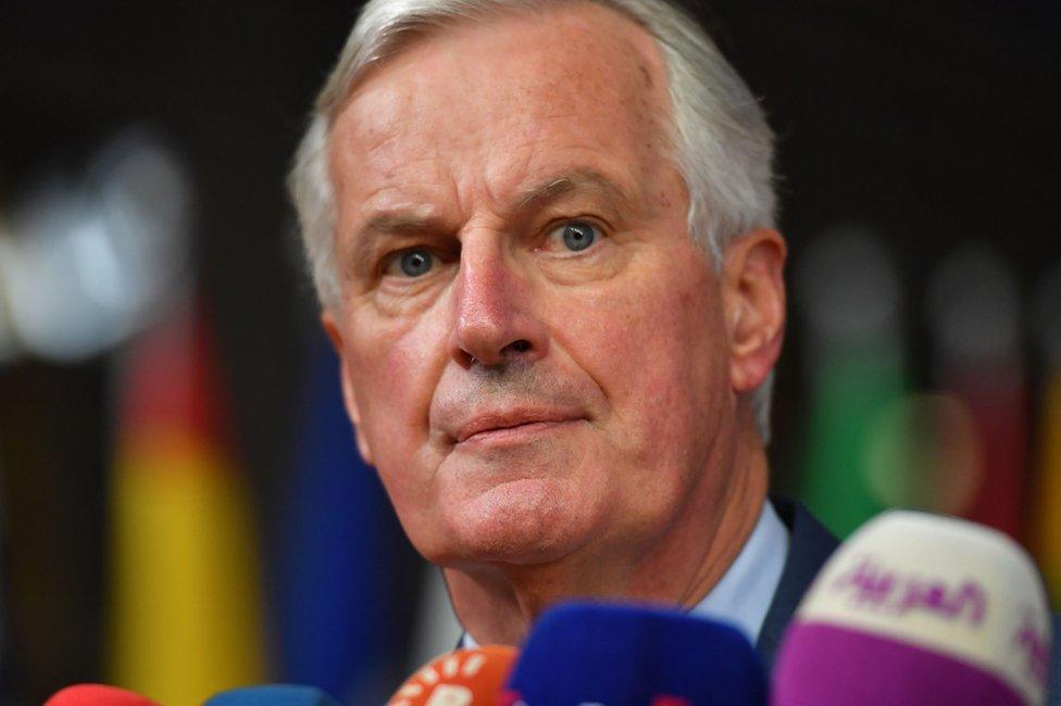 Michel Barnier in Brussels, 17 October