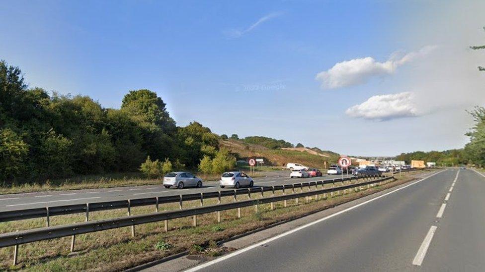 A249 at the Junction with Church Hill