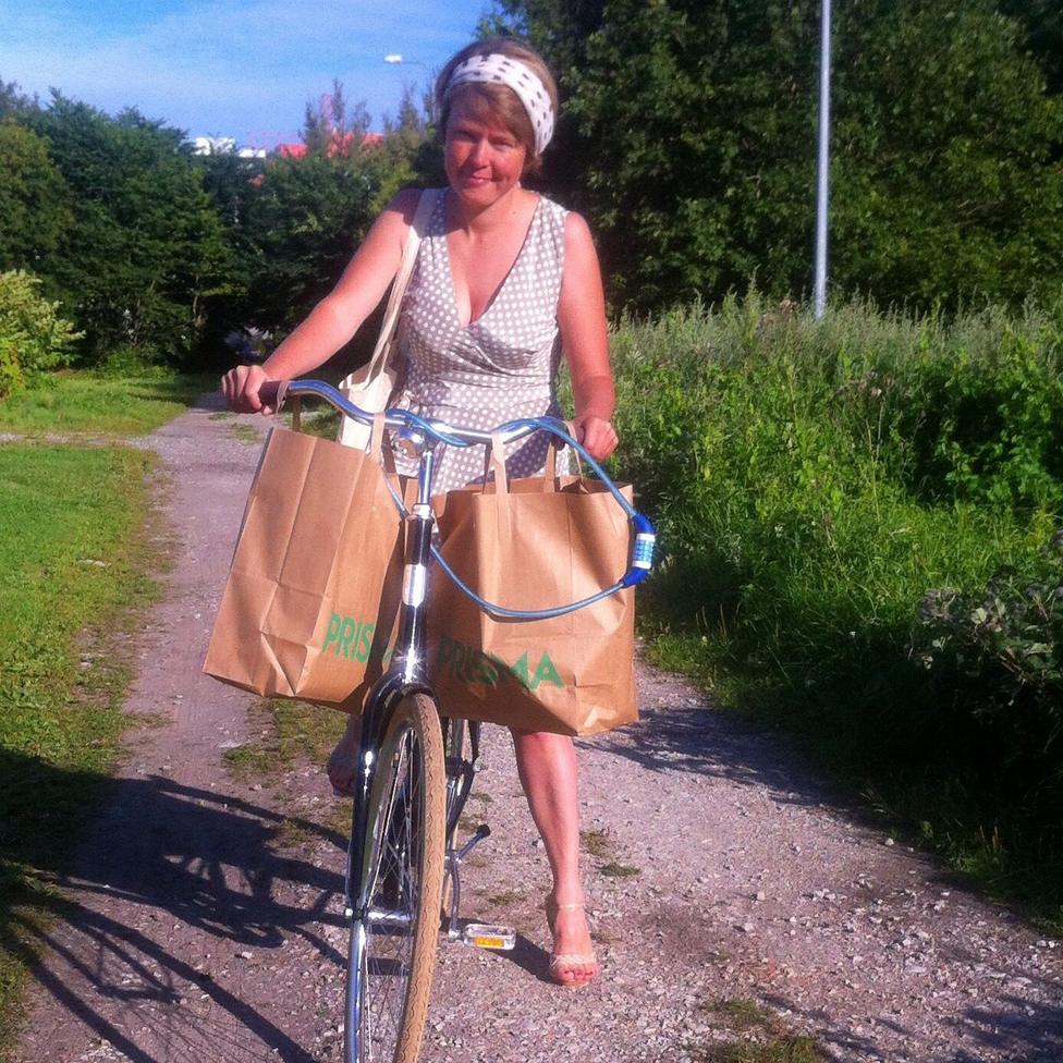 Chirikova near her home in Tallinn