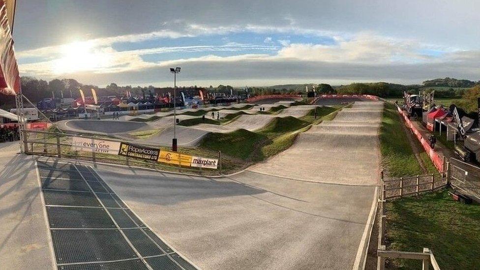 Huncote BMX track before closure