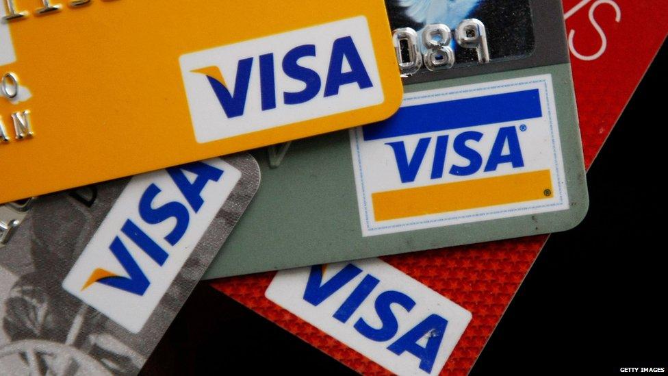 Visa credit cards