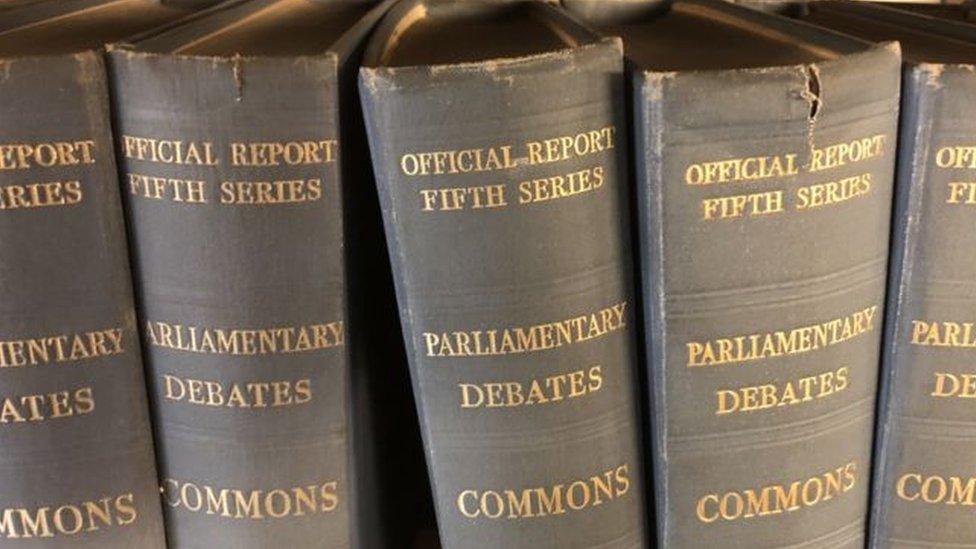 Records of Parliamentary debates