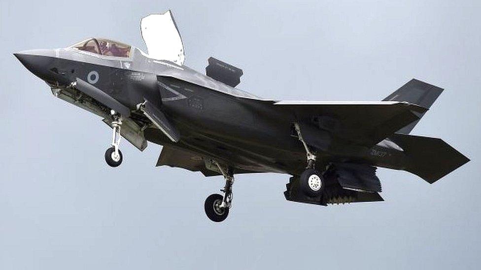 A British F-35B Lightning II