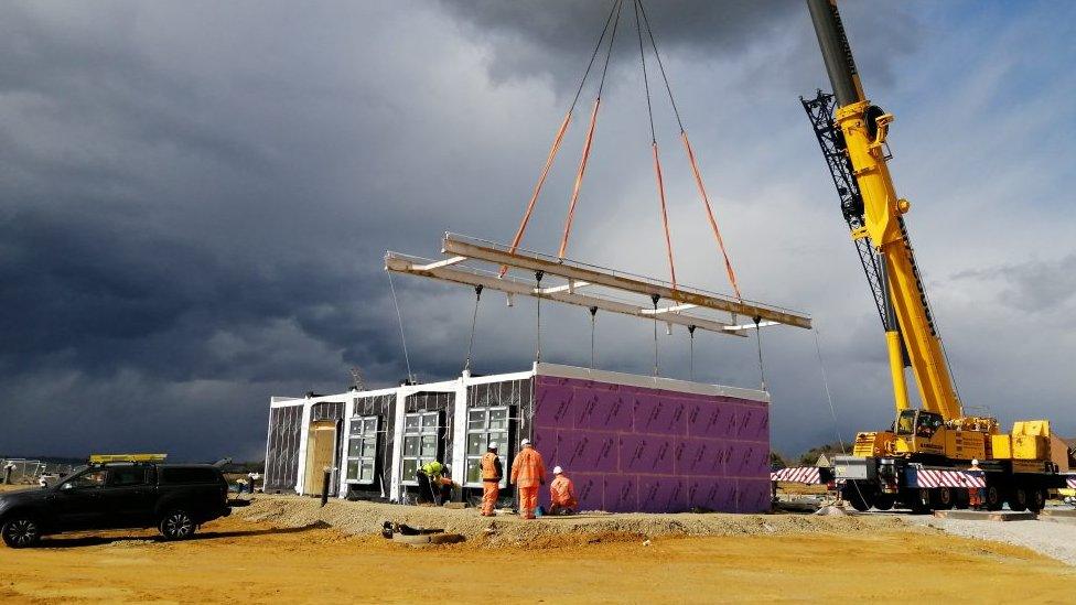 The building of Buckton Fields Primary School