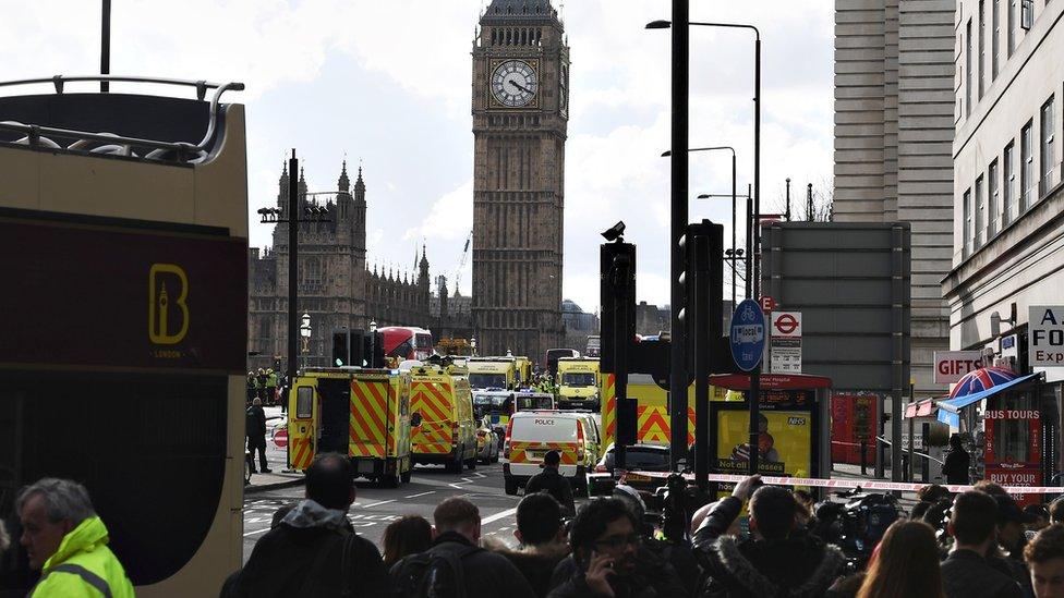 Scene at Westminster