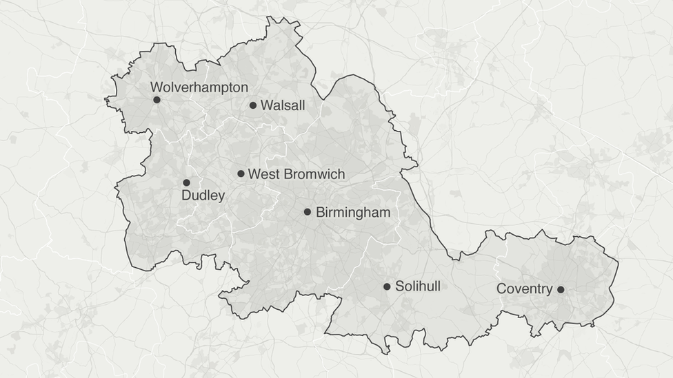 Constituency area map