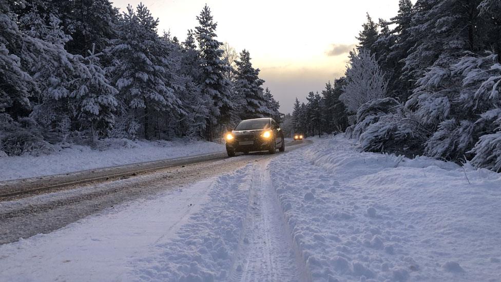 Snow at Carronbridge