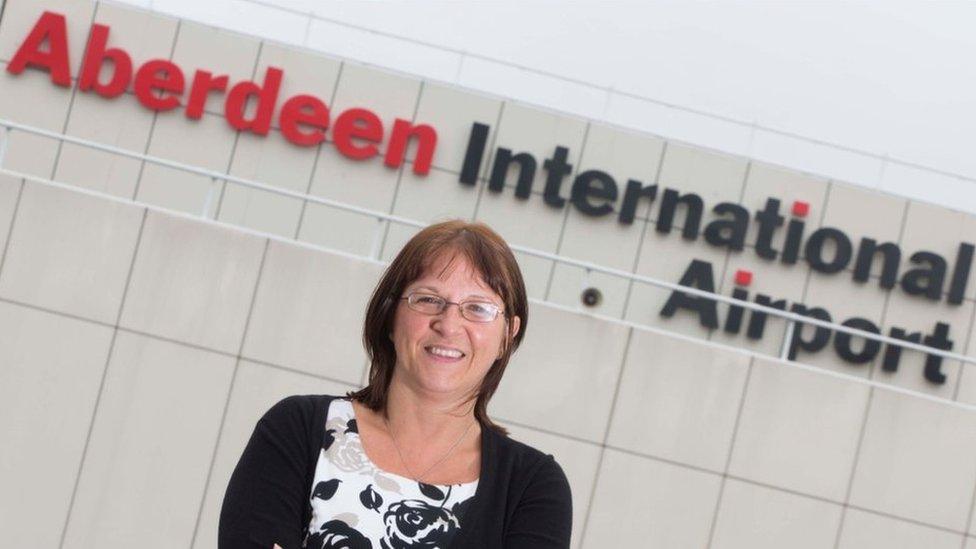 Aberdeen International Airport managing director Carol Benzie