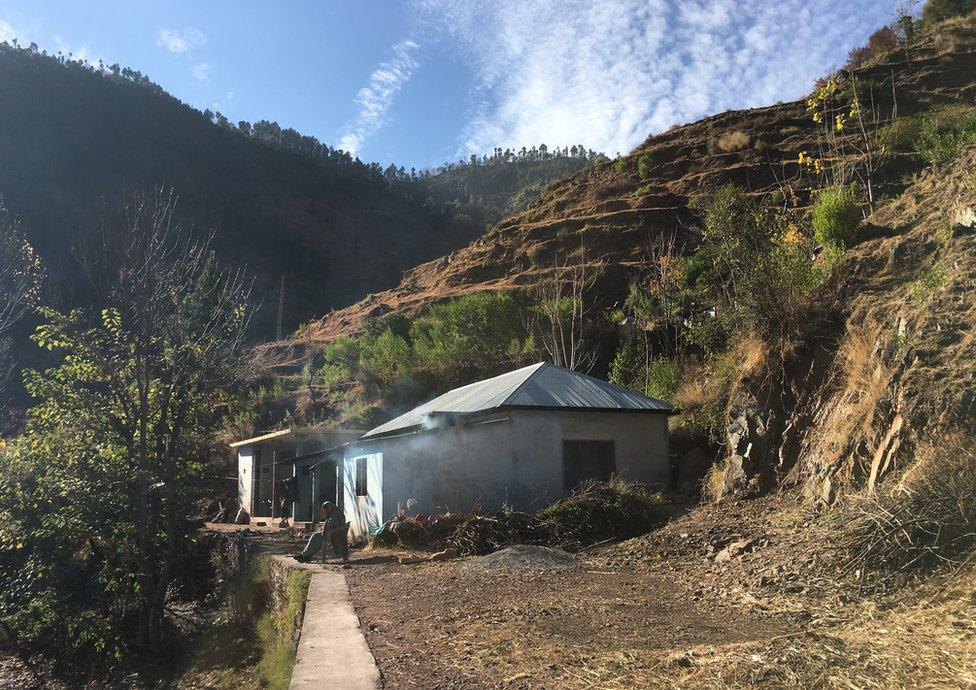 The home in Parsaoncha where Ms Kor and her children lived since 1954