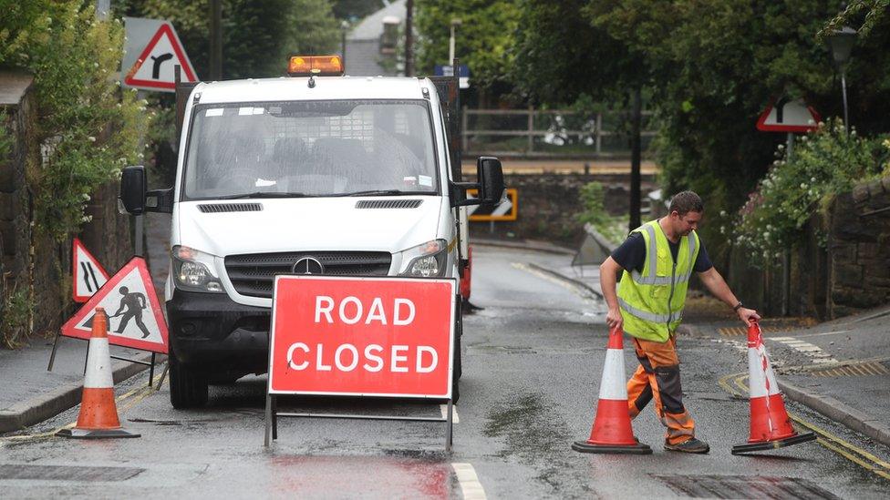 Road closure