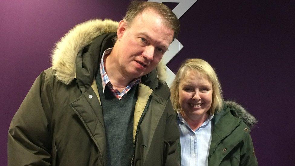 Edwyn Collins and his wife Grace Maxwell