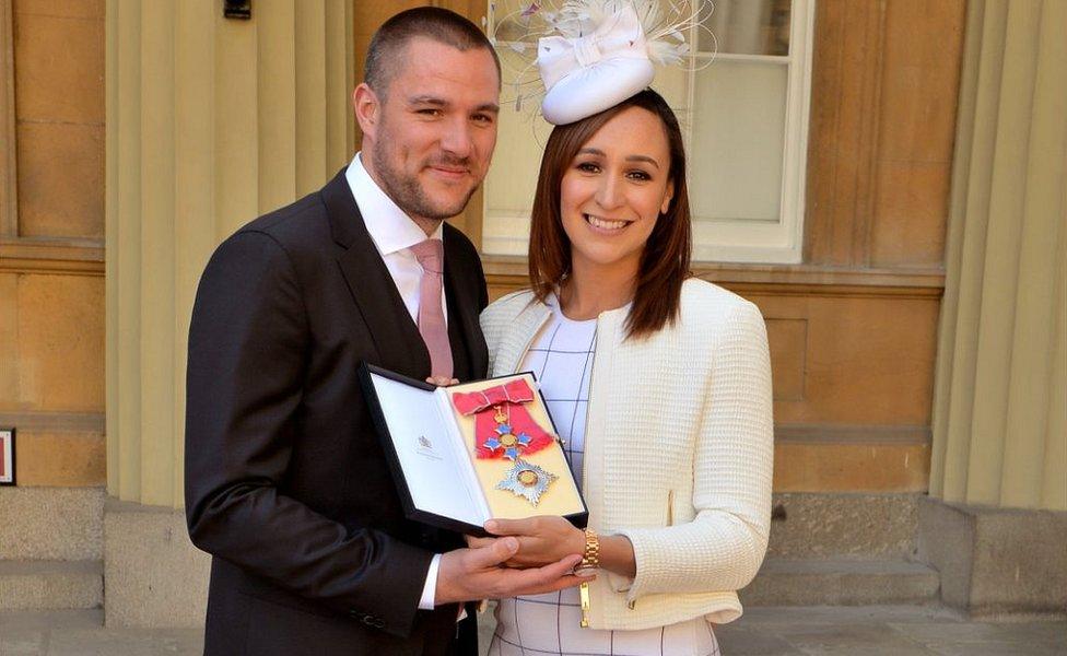 Jessica Ennis-Hill with husband Andy Hill