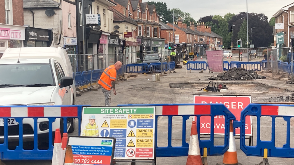 Repairs on the A38