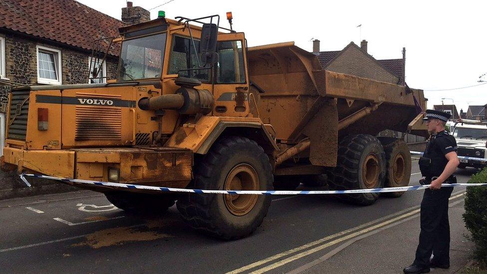 Dumper truck in Brandon