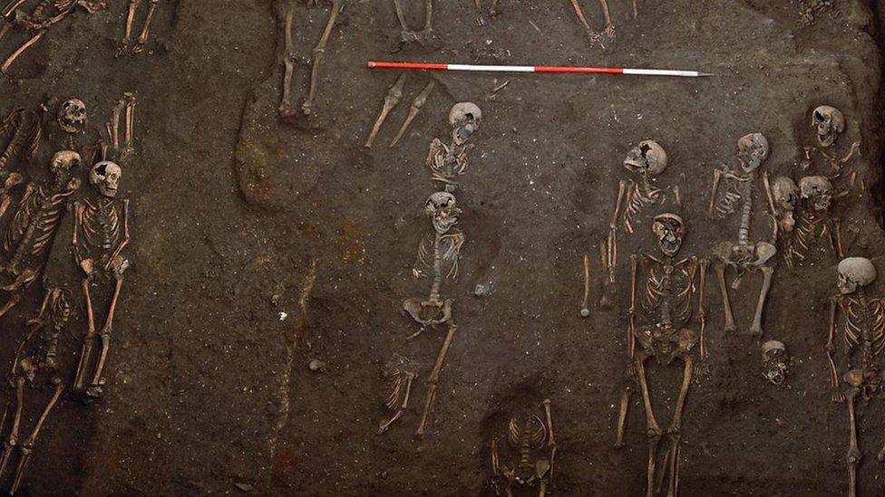 Skeletons uncovered in Cambridge in 2010