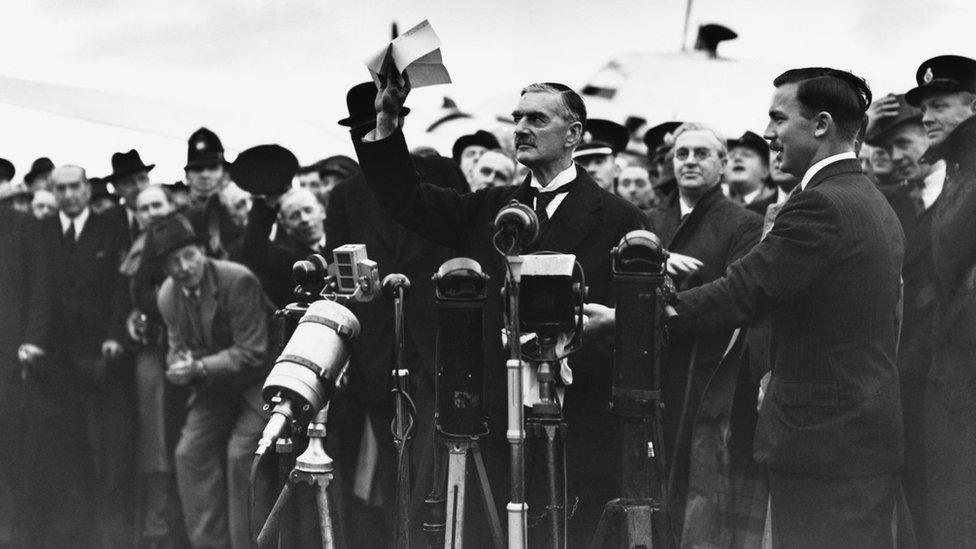 neville-chamberlain-with-crowd