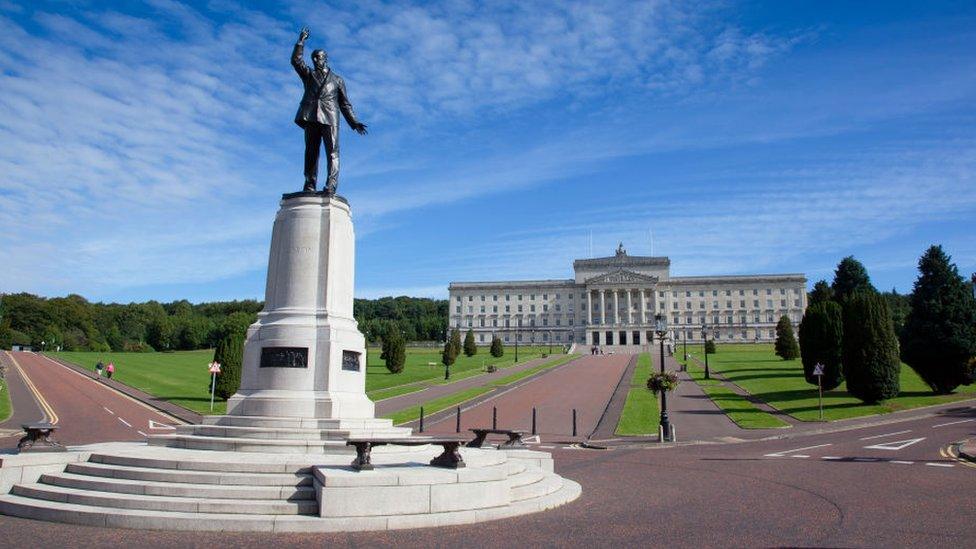 Carson's statue at Stormont