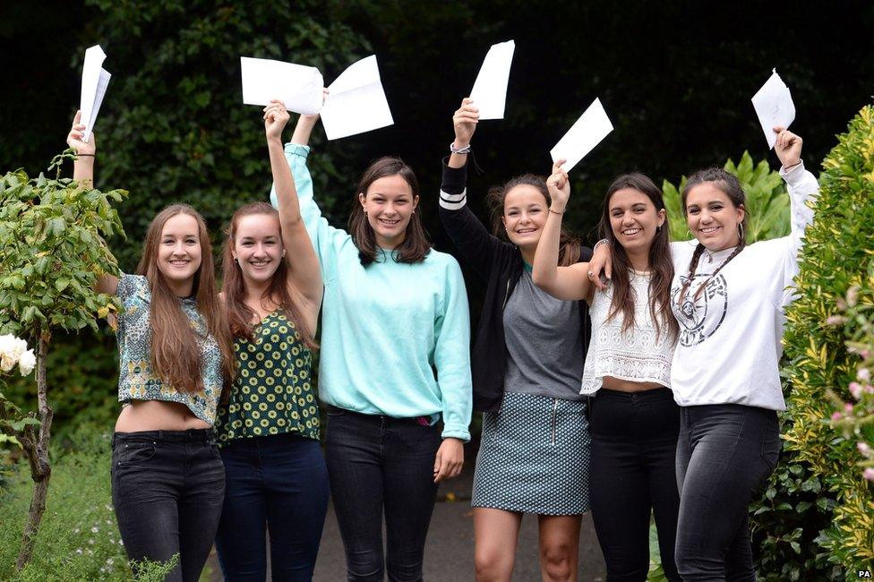 Students in London get their GCSE results