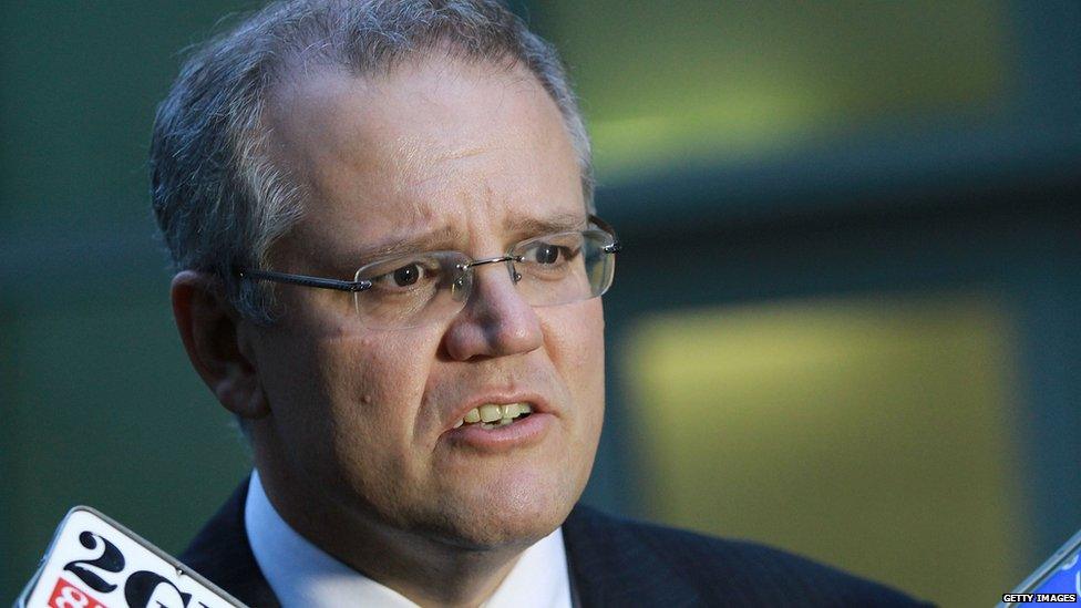 Australia's Social Services Minister Scott Morrison