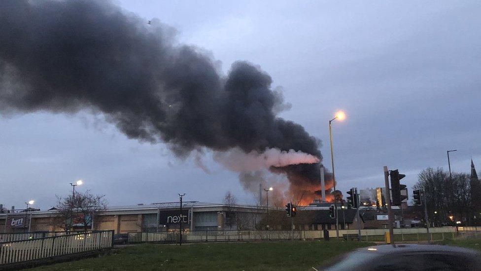 Fire in Tyseley