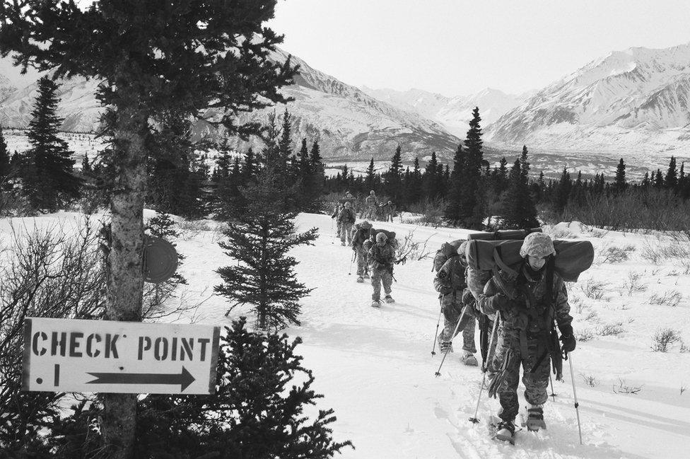 Long Range Surveillance patrol arrives at Check Point 1