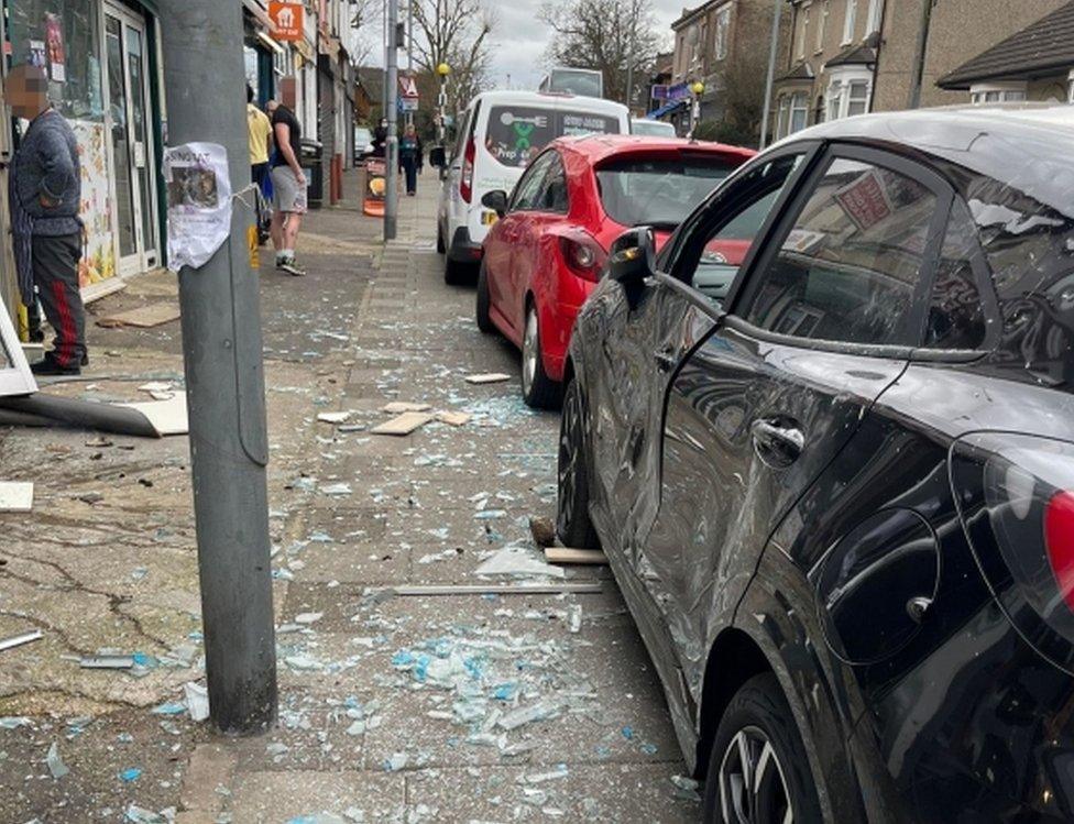 Gas explosion in Grays