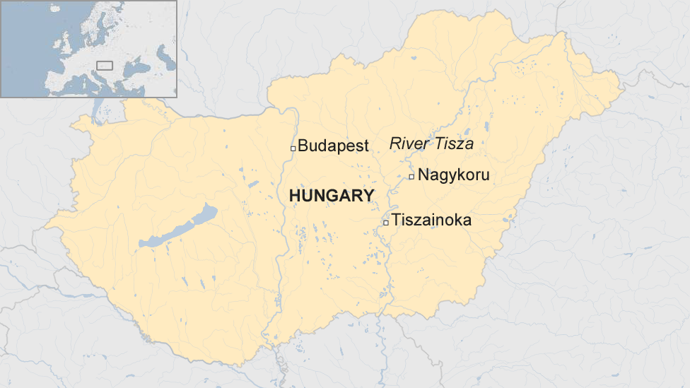 Hungary map