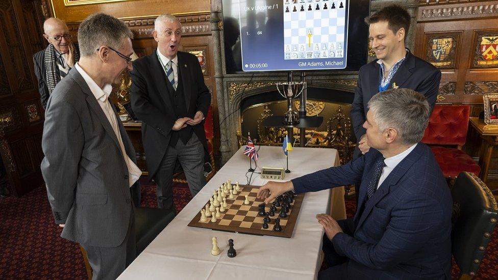 UK vs Ukraine Solidarity Chess Match and Commons vs Lords Chess Tournament