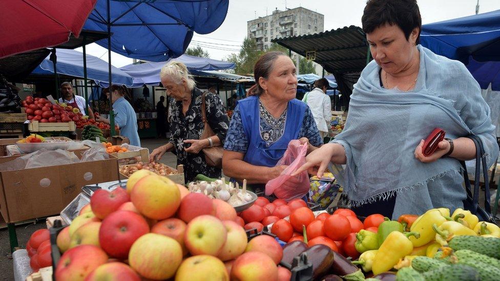 Moscow food market, 2016 file pic