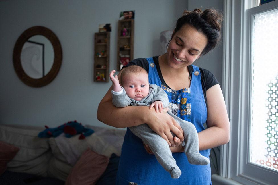 A portrait of Steph and her daughter Nora