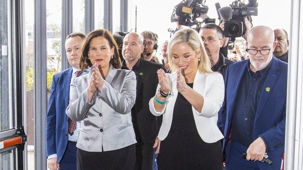 Mary Lou McDonald and Michelle O'Neill