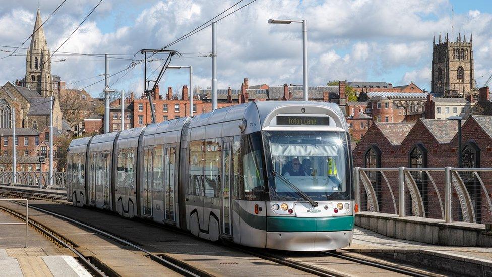 Nottingham tram