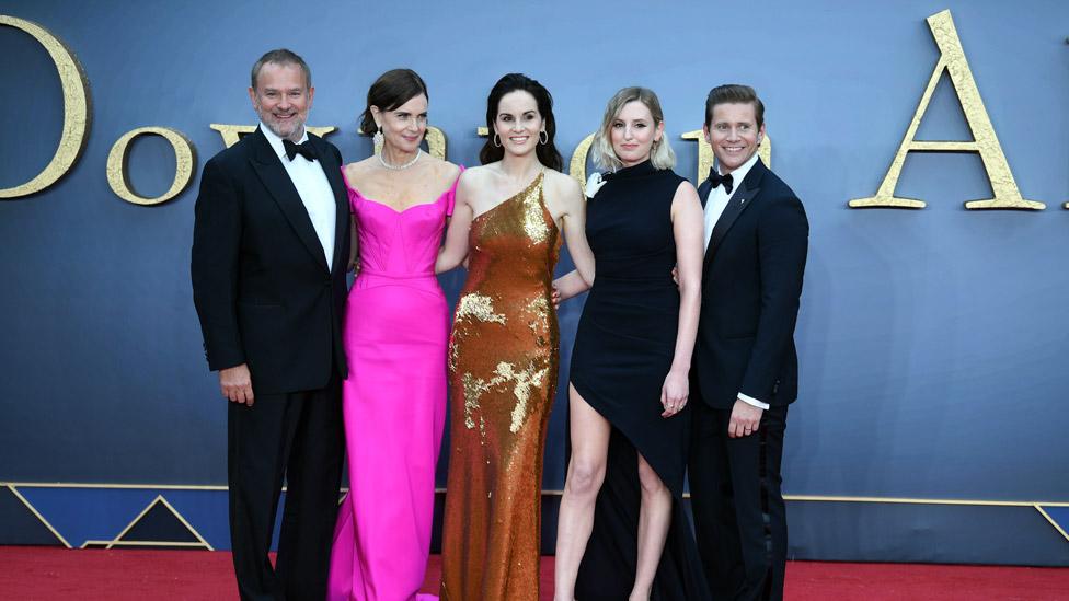 Downton Abbey cast at premiere