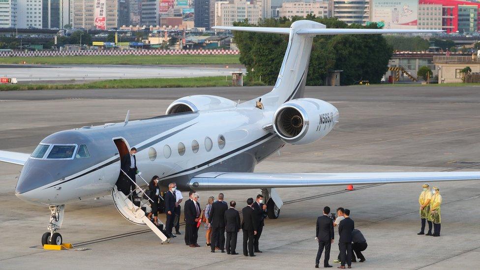 Keith Krach lands in Taipei