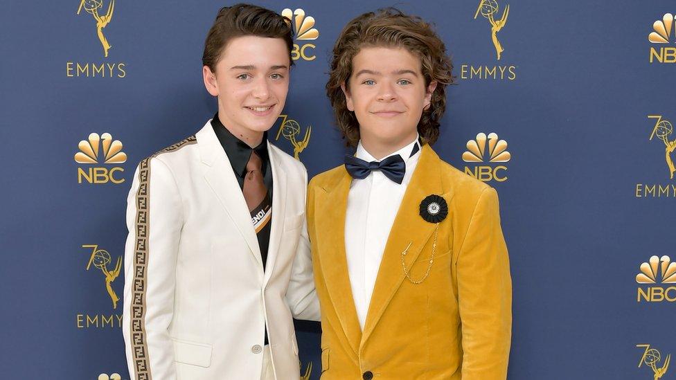 Noah Schnapp and Gaten Matarazzo