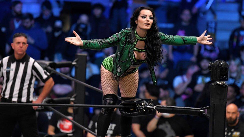 Wrestler Saraya