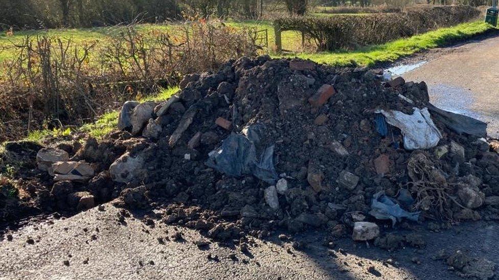 Rubble in Sapcote