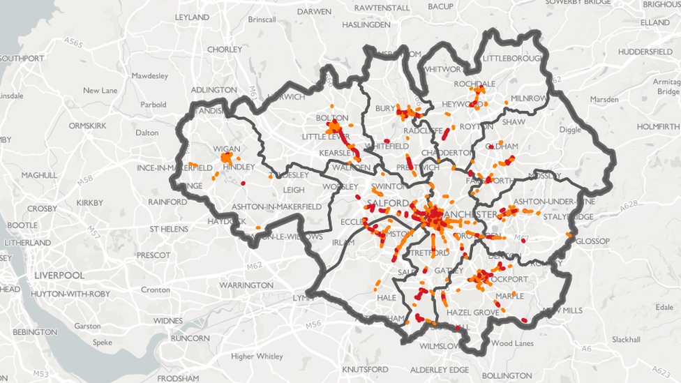 Pollution map