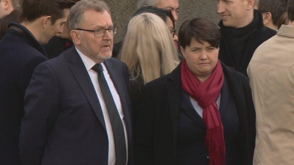 David Mundell and Ruth Davidson