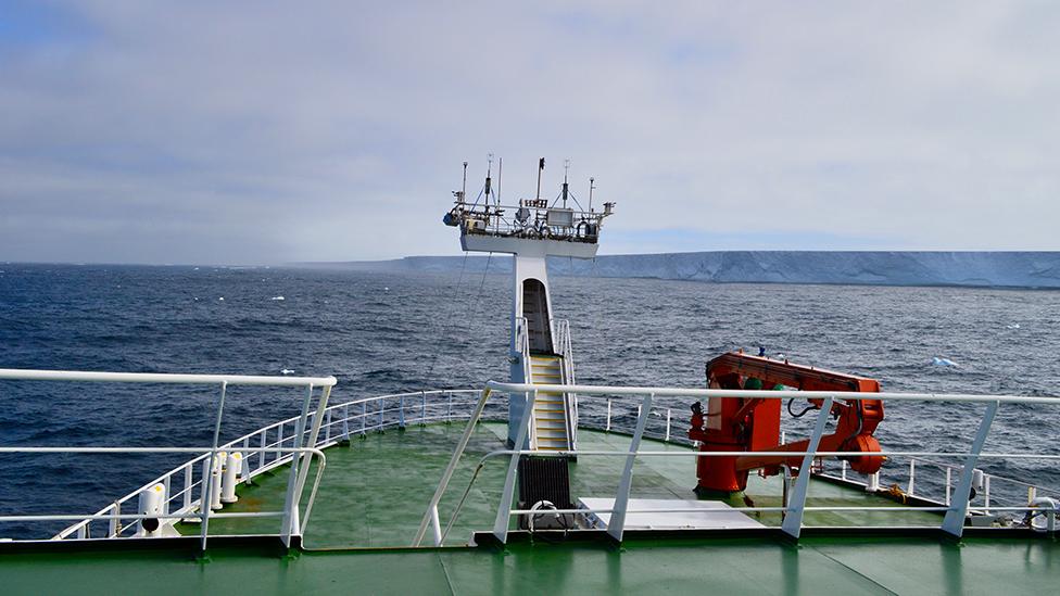 View of A76a from RRS Discovery