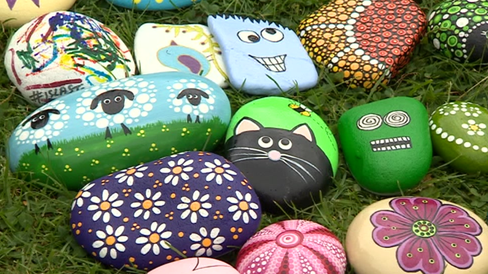 Painted stones