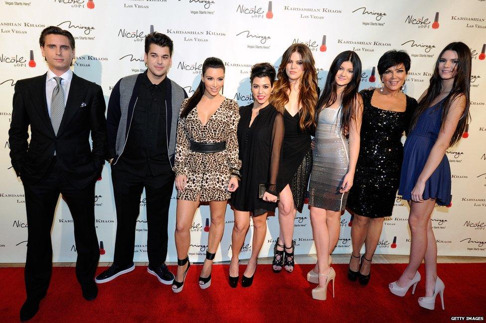 Scott Disick, Robert Kardashian Jr., Kim Kardashian, Kourtney Kardashian, Khloe Kardashian, Kylie Jenner, Kris Jenner and Kendall Jenner