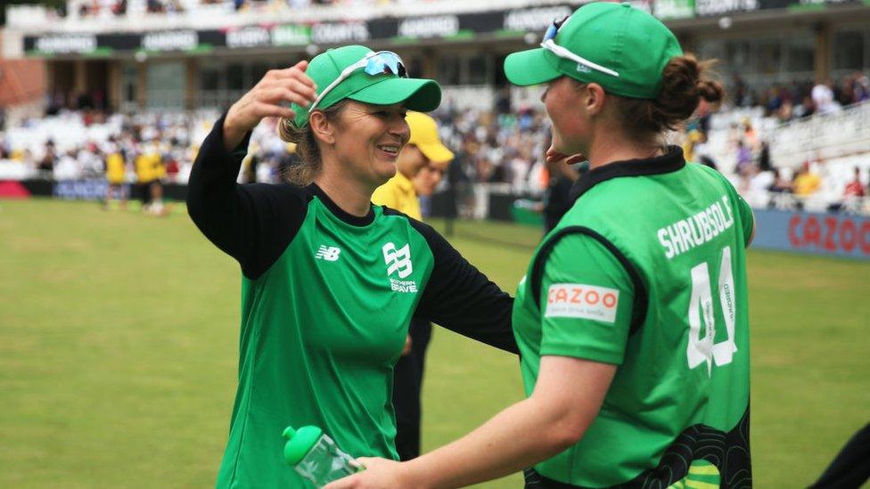 Charlotte Edwards and Anya Shrubsole