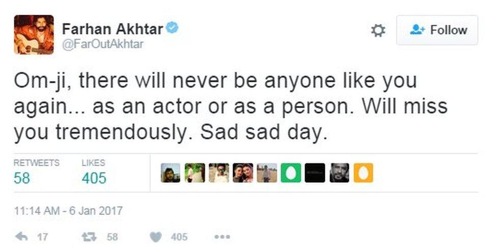 Om-ji, there will never be anyone like you again... as an actor or as a person. Will miss you tremendously. Sad sad day.
