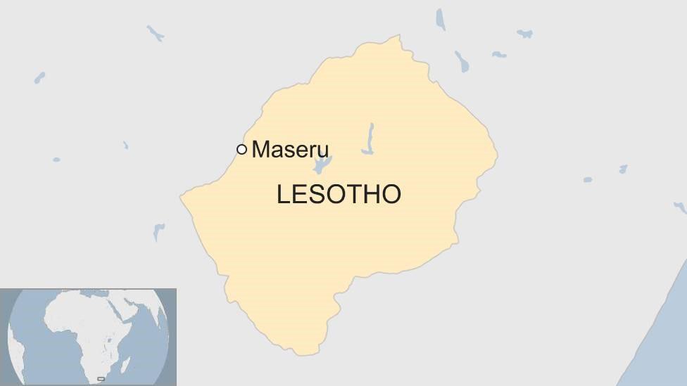 Map of Lesotho