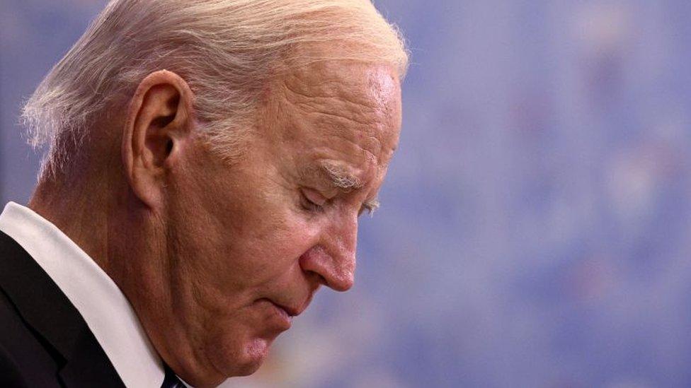 Image shows Joe Biden