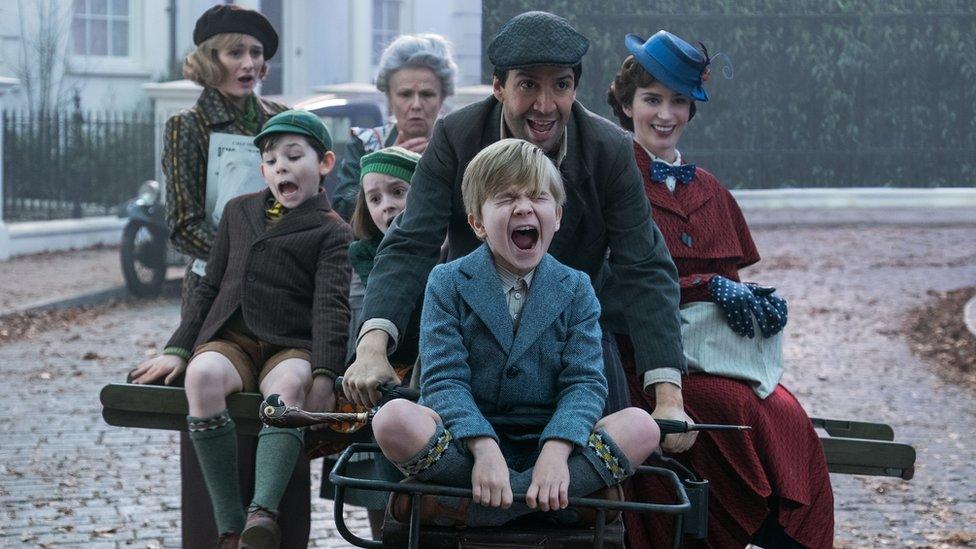 Still from Mary Poppins Returns